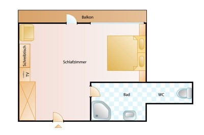 Examples double room